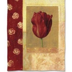Tulip Bordeaux Tapestry